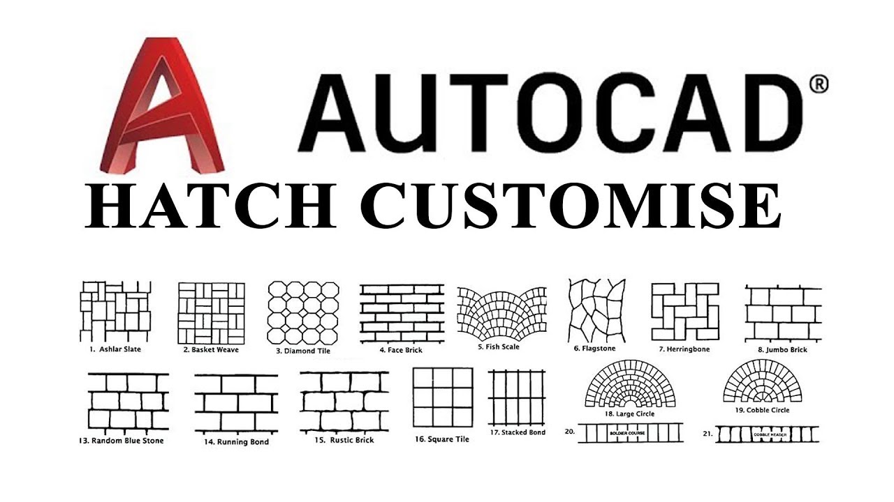 stone veneer hatch patterns autocad 2017